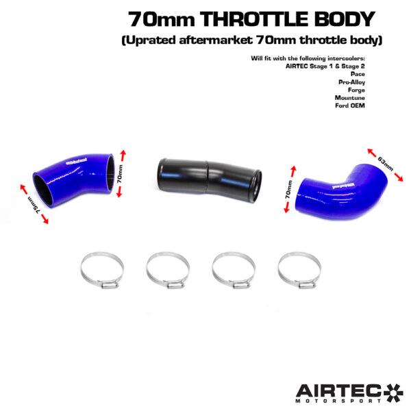 AIRTEC Motorsport 70mm Cold Side Boost Pipe for Focus RS Mk2 - Image 3