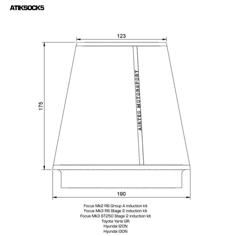 AIRTEC Motorsport Filter Sock AIRTEC Motorsport