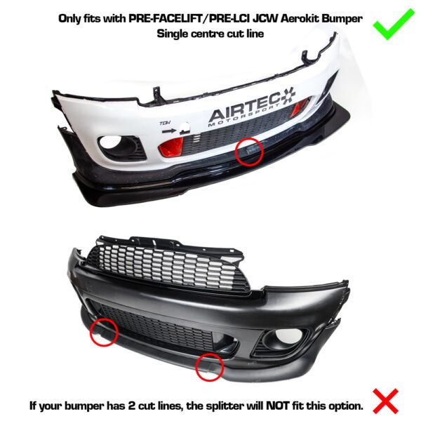 AIRTEC Motorsport Front Splitter for Mini R56 Cooper S (PRE-FACELIFT/PRE-LCI JCW Bumper) - Image 8