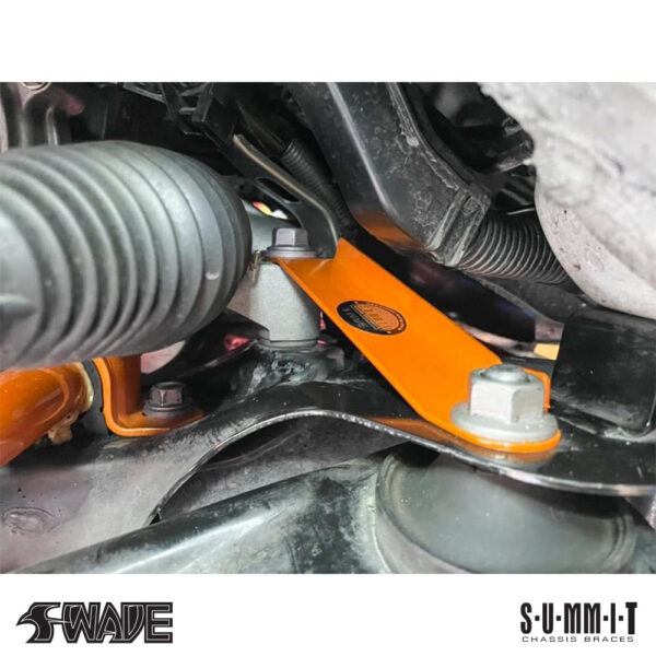 SWAVE & SUMMIT Reinforced Steering Rack Brace for Toyota Yaris GR - Image 3